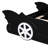 Twin Race Car-Shaped Platform Bed With Rotating Wheel Assembly - And Fashionable Size Car Secure Wheels, Functional-1413171289