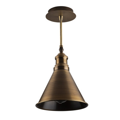 Plafonnier semi-encastré 1 lumière 7,87 po Excalibur