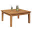 Table de jardin vidaXL en bois de teck massif brun