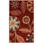 Adderley Floral Merlot Area Rug-621920638