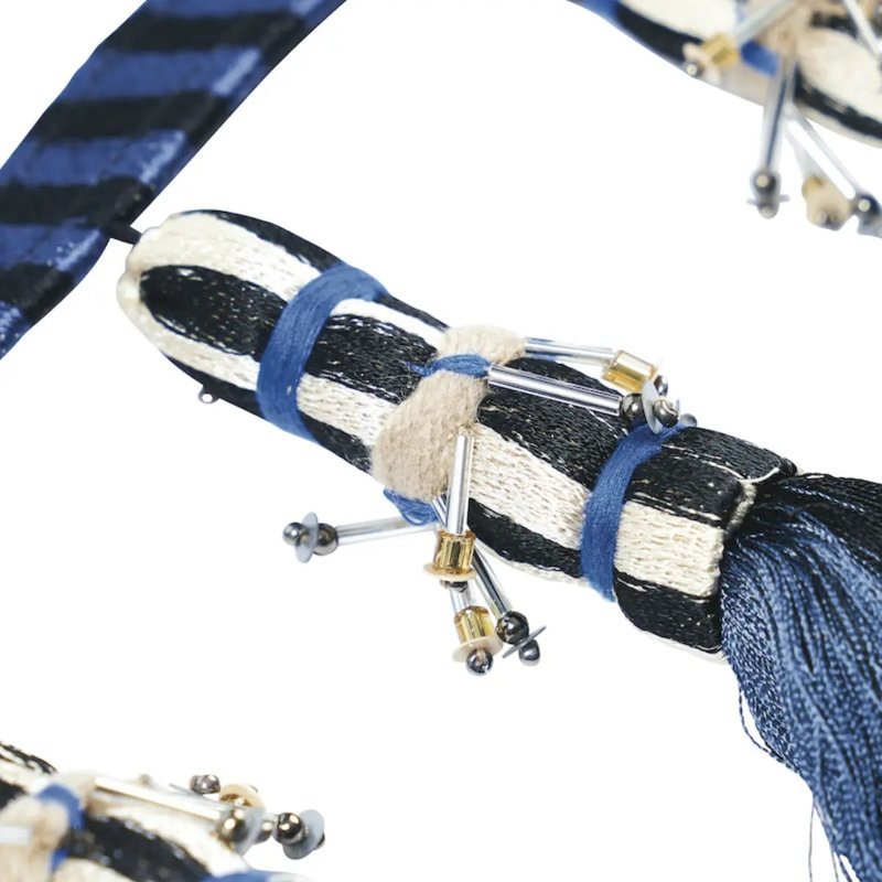 Antony Tassel Trim, Blue / Black