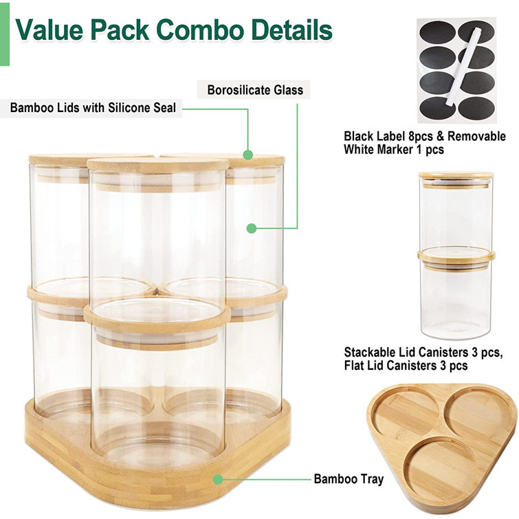 https://assets.wfcdn.com/im/60986915/resize-h755-w755%5Ecompr-r85/2317/231755661/Stackable+Glass+Jars+With+Bamboo+Trays%2C+Food+Storage+Containers+With+Bamboo+Lids+Set+%286+Pack+Of+16Oz%29.jpg