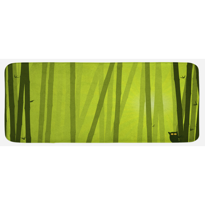 Eclectic Polyester Kitchen Mat