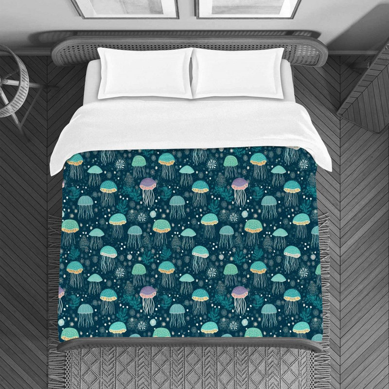 Jellyfish Duvet Cover, King Duvet Cover
