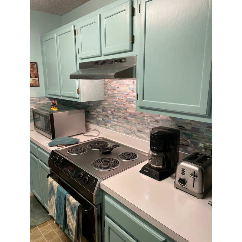 Matchstix Multicolor Glass Polished Mosaic Tile, Kismet