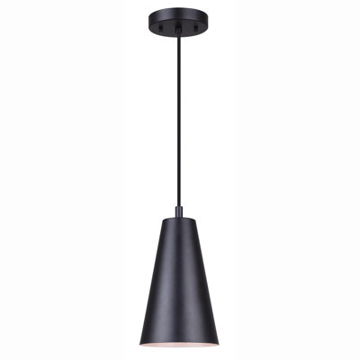 Luminaire suspendu conique à 1 lumière Orli
