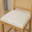 Ensemble de 2 tabourets de bar rustiques en bois massif à dossier en rotin, coussin de confort beige, SW1872BG-7764966