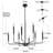 Tybria 8 - Light Dimmable Chandelier-2082010570