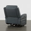 Fauteuil inclinable électrique en cuir véritable avec appui-tête réglable-1324257842