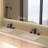 Widespread 2-handle Bathroom Faucet with Drain Assembly