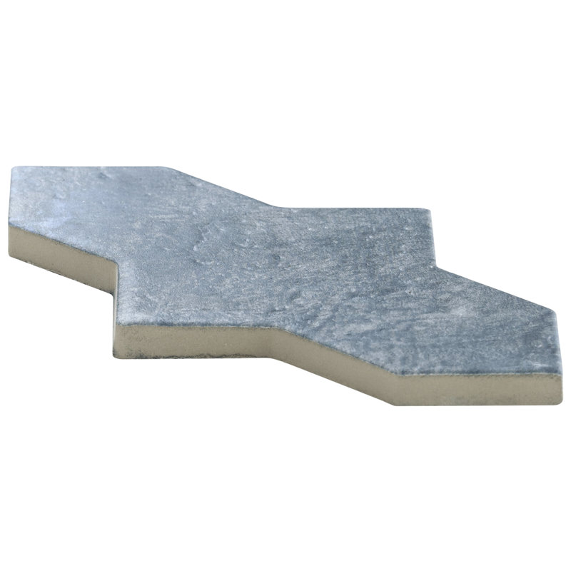 Souk 4.84 In. X 8.46 In. Terracotta Look Matte Porcelain Floor And Wall Tile (5.32 Sq. Ft. / Case), Denim Blue