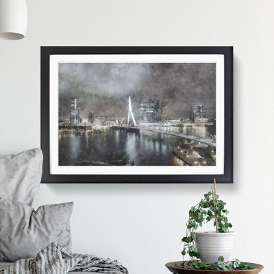 Rotterdam Skyline - Picture Frame Graphic Art