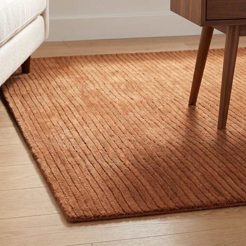 Guiness Hand Loomed Wool Area Rug, Rectangle 8' x 10'