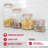 Glass Canister - Set of 4