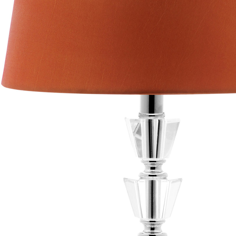 Killingly Crystal Table Lamp, Orange