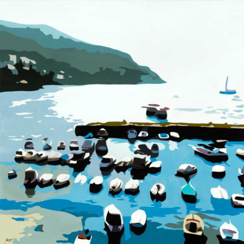 Boats - Wrapped Canvas Art Prints, 76cm H x 76cm W