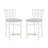 Egisto Upholstered Counter Stool with Solid Wood Frame