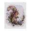 Art mural sur toile écureuil et guirlande florale par Fab Funky-485491584