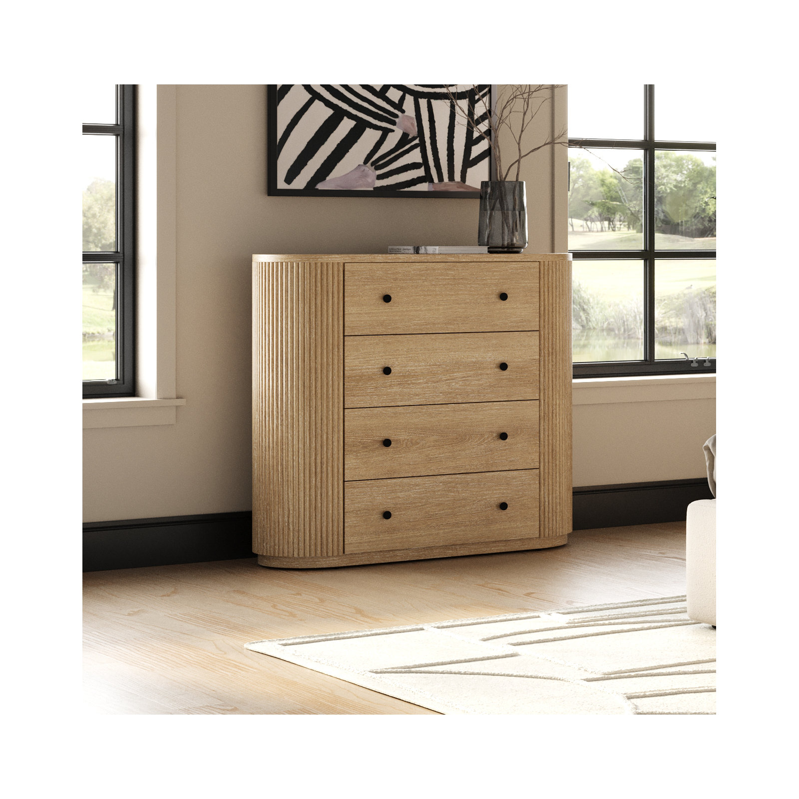Fitzroy - Modern Natural Acacia Chest