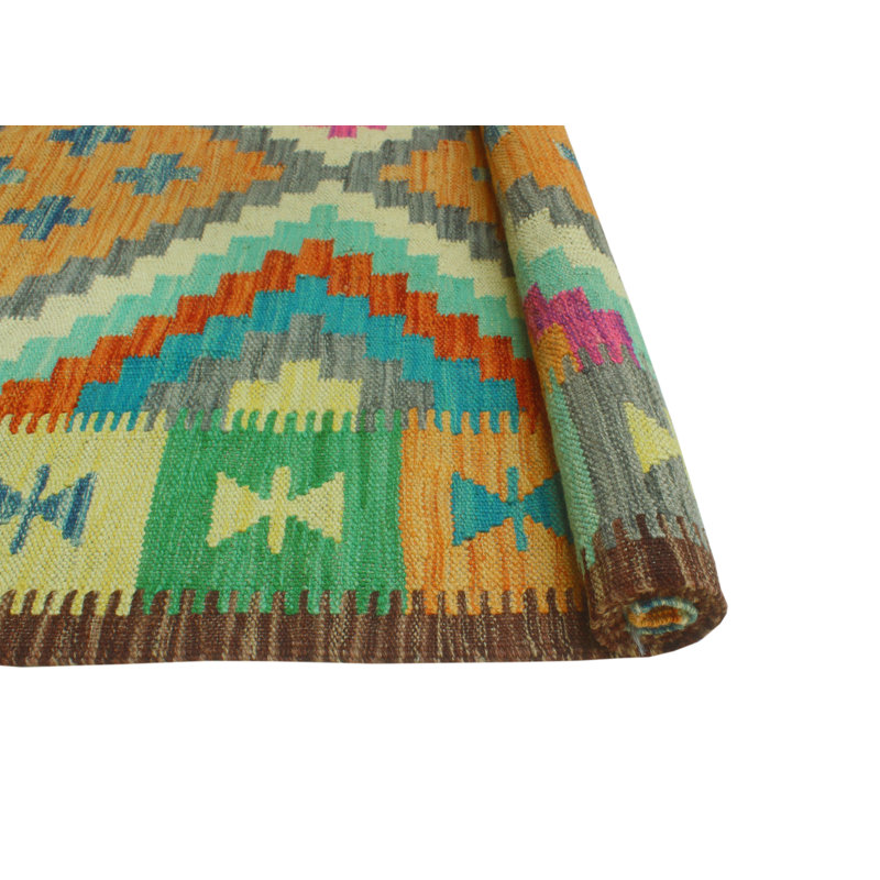 Bobbee Wool Geometric Indoor Rug