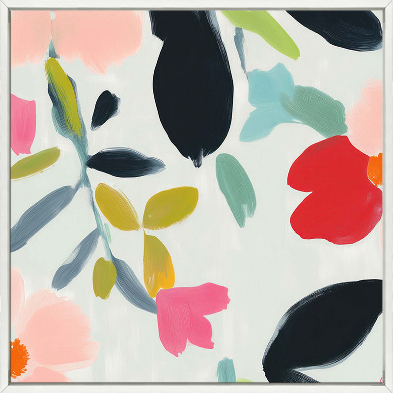 Vibrant Strokes & Stems 2 - Framed, Small