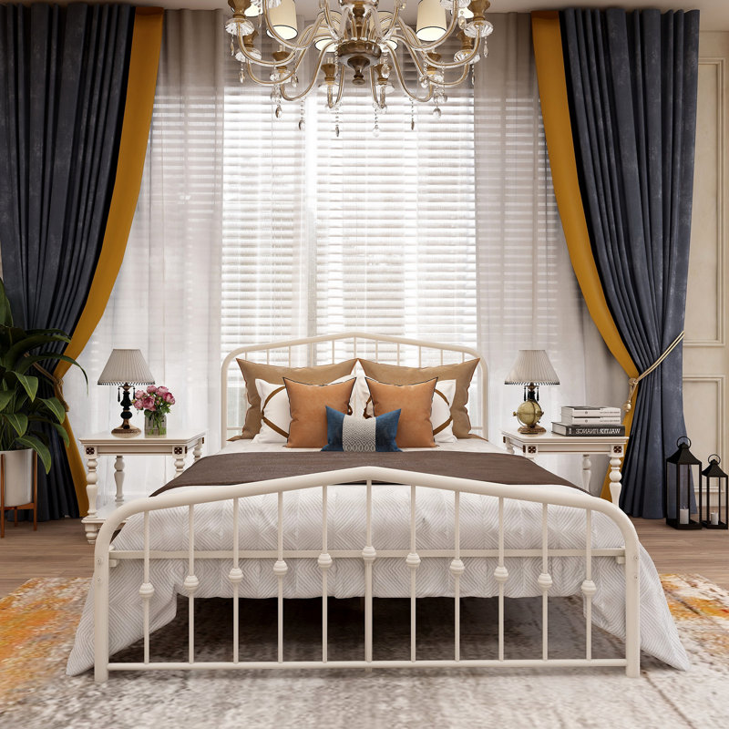 Lit plateforme Aalderk, Grand, Blanc