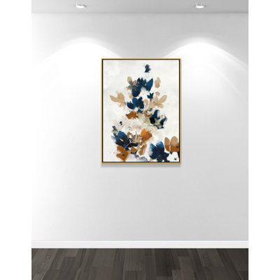 «Wave of Blue Florals I Print» par Ken Roko