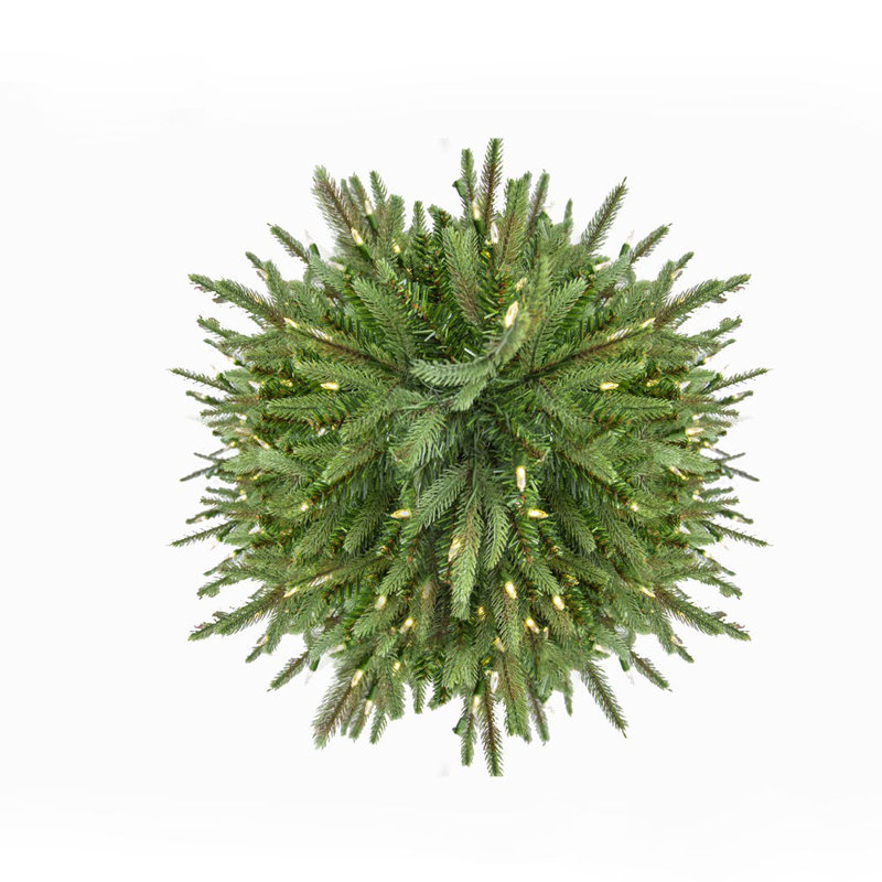 Sapin de Noël artificiel vert 7 pi 6 po avec 600 lumières DEL