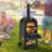 Iron Freestanding Wood-Fired Pizza Oven in Black