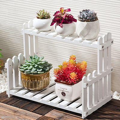 Wood Weather Resistant Plant Stand