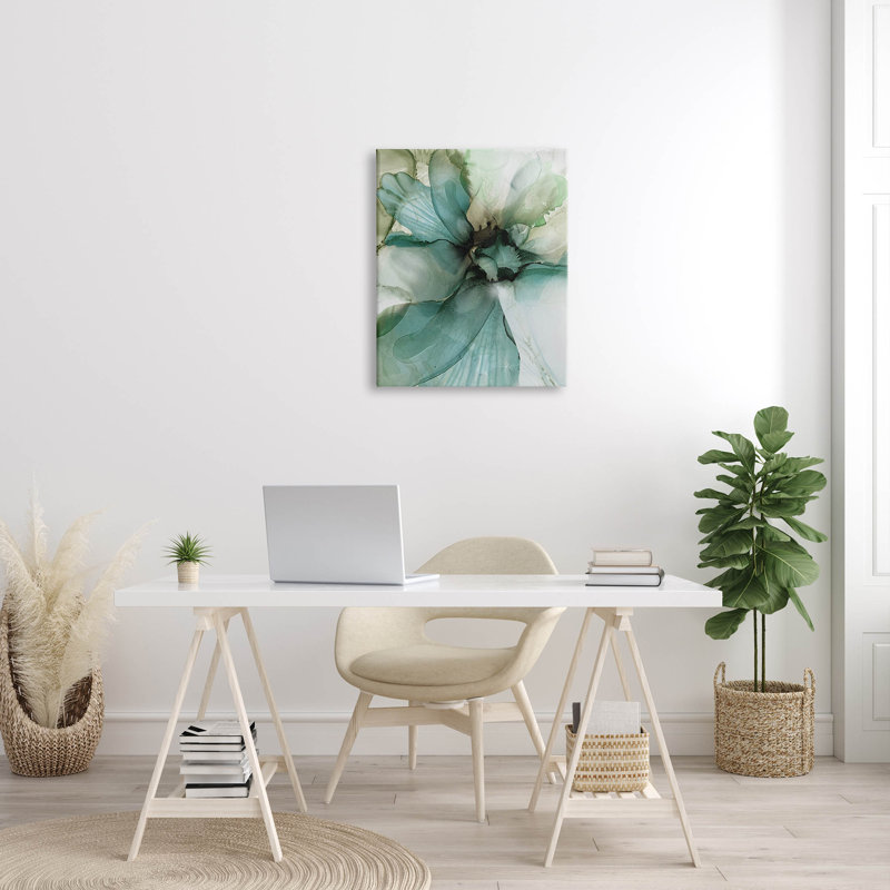 Art moderne sur toile botanique moderne par Emma Catherine Debs, H 30 po x l 24 po x P 1,5 po, Toile tendue