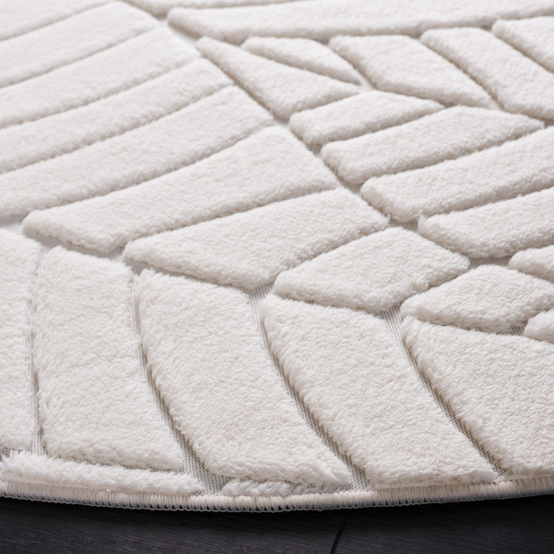 Floral Area Rug, Round 183cm