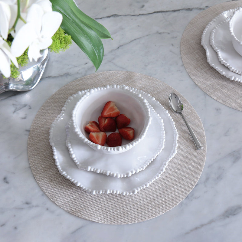 Vida Round Placemats, Natural