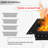 Square Steel Wood Burning Smokeless Fire Ring