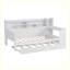 Lit de jour en bois avec tablettes de rangement, lit multifonctionnel avec lit gigogne simple et bureau-1297070233-1297070239