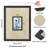 Americanflat 12x16 Wedding Guest Book Alternative With 80 Heart Tokens - Fits One 4x6 Photo