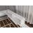 Twin Size Corner Bed Frame with Bookcase, 2 Underbed Storage Drawers, LED Light & Charging Station, Left-Right Interchangeable, Modern, White-589798177-589798190