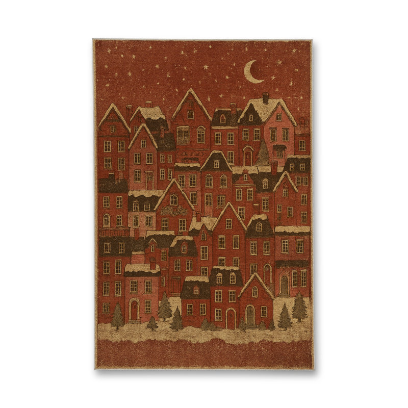 Tapis tissé à la main Mosso, 6'7" x 9'10"