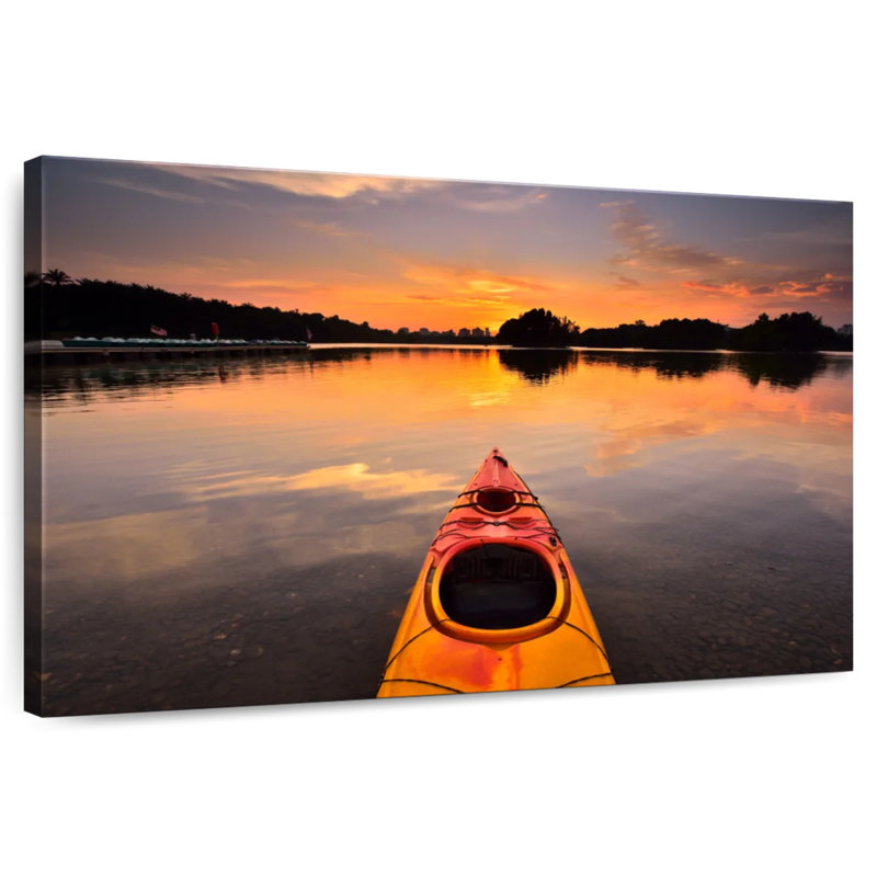 Mehar Orange Kayak, 26" H x 39" W