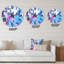 Horloge murale rétro Vintage Autumn Leaf I-59914079