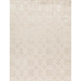 Geometric Area Rug in Silver