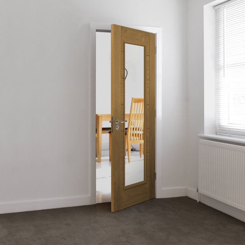 Palomino Internal Door Unfinished, 198.1cm H x 83.8cm W x 3.5cm D
