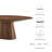 Diartis Round Solid Wood Base Dining Table-360689240