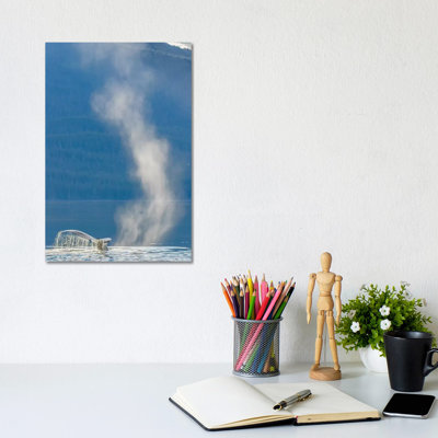 USA, Alaska, Tongass National Forest. Humpback Whale Dives After Spouting by Jaynes Gallery - Wrapped Canvas Painting