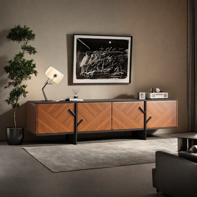 Italian style light luxury creative TV stand