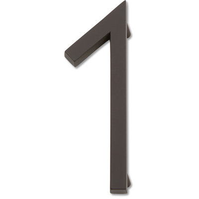 Modern Avalon 4-1/2" H Floating Mount House Number