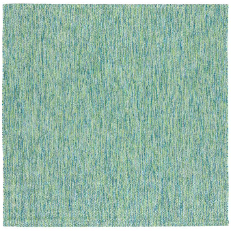 Tapis intérieur / extérieur Miceli, Carré 6 pi 7 po x 6 pi 7 po