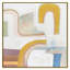 "Copeland Together Again I" par Cartissi, reproduction d'art sur cadre flottant-59825467-119728475