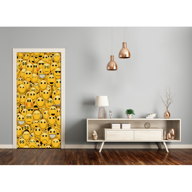 Emoticons S Door Decal