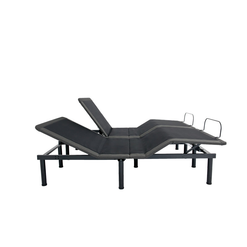 Lit ajustable très grand avec haut-parleur réglable - Moteur silencieux, cadre de compatibilité sans couture pour Ultra 75 po de largeur x 79 po de profondeur